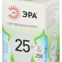 Лампа светодиодная LED 25 Вт 2500Лм 4000К груша нейтральный E27 220-240В LED A60-25W-840-E27 Green Line