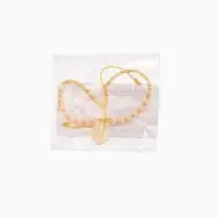 Браслет "Лила" длина 16 см, цв. белый, золотистый Браслет "Лила" длина 16 см, цв. белый, золотистый