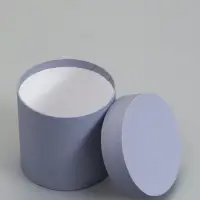 Набор шляпных коробок  4 в 1 "Графит" 18 &times; 18 ‒14 &times; 14 см