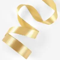 Лента атласная, 25 мм, 23&plusmn;1 м, цвет золотой №204