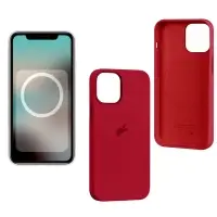 Чехол iPh 13 Silicon Case 100% ORG Red (MagSafe + анимация NFC) c LOGO