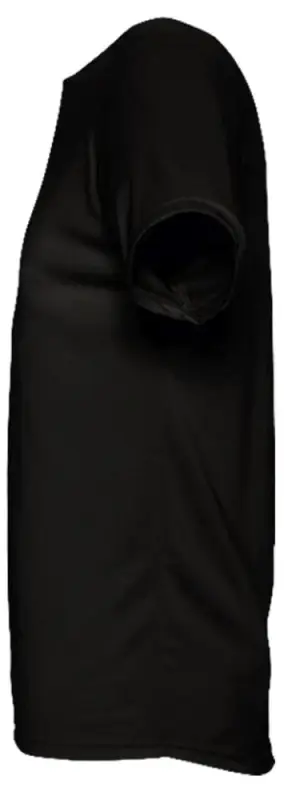 Футболка унисекс Sporty 140 черная, размер XXs Футболка унисекс Sporty 140 черная, размер XXs