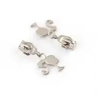 Бегунок для металлической молнии, №5, &laquo;Кукла&raquo;, 10 шт., цвет никель