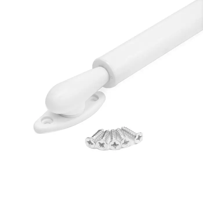 Газовый лифт ТУНДРА GG080WH, 80N, с доводчиком, белый, 2 шт. TMP