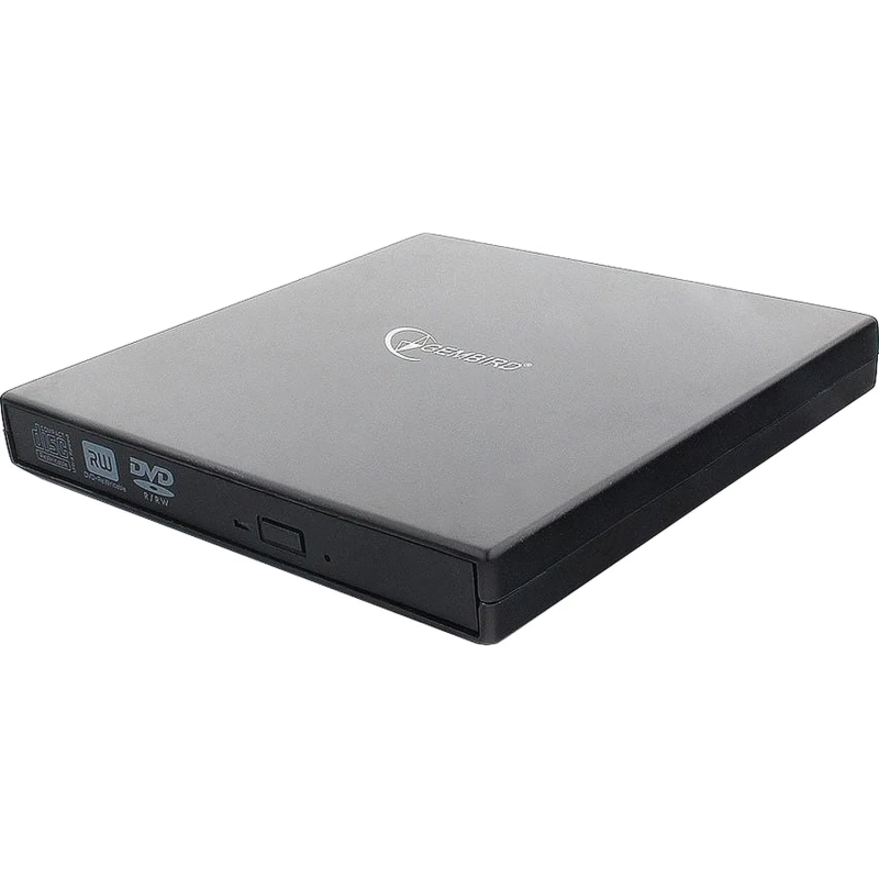 Привод DVD Gembird DVD-USB-02 пластик, черный USB 2.0