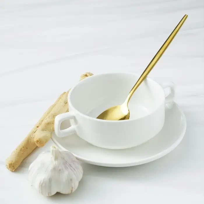 Ложка столовая из нержавеющей стали Magistro «Блинк», длина 22 см, цвет золотой Ложка столовая из нержавеющей стали Magistro «Блинк», длина 22 см, цвет золотой