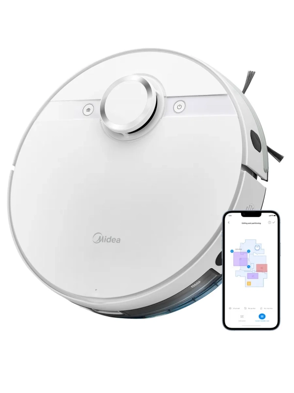 Робот-пылесос VCR M7 EVO WH, Wi-Fi, сухая и влажная уборка Робот-пылесос VCR M7 EVO WH, Wi-Fi, сухая и влажная уборка