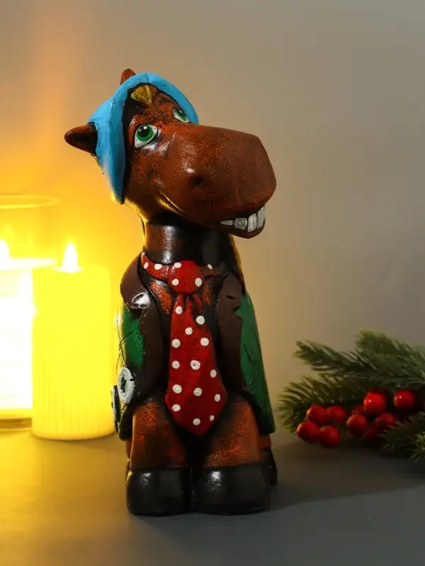 Копилка  Копилка "Конь в пальто" 16,5х11,5х25 см