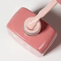 Гель лак для ногтей, однотонный, трехфазный, 10 мл, LED/UV, нюдовый (78)