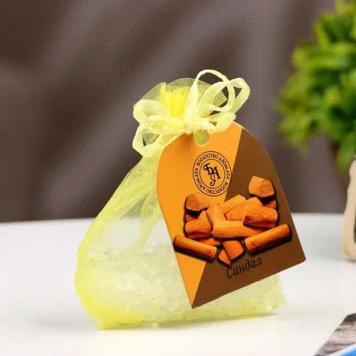 Аромагорошины в подарочном пакете, 10 гр, сандал Аромагорошины в подарочном пакете, 10 гр, сандал