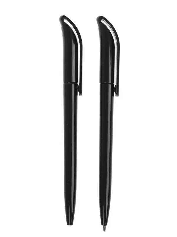 Ручка под логотип Calligrata, шариковая, поворотная, синий стержень, узел 0.7 мм, корпус чёрный