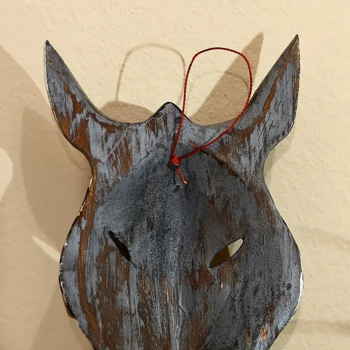 Маска Маска "Зебра" албезия 19х9х4 см