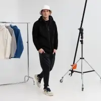 Анорак унисекс Oblako, черный, размер ХS/S
