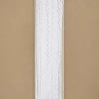 Кружево капроновое, 15 мм, 10&plusmn;1 м, белое