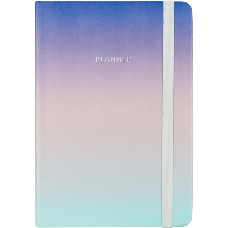 Ежедневник недатированный Rainbow,син-фиол,А5140x200,136л,ATTACHE SELECTION