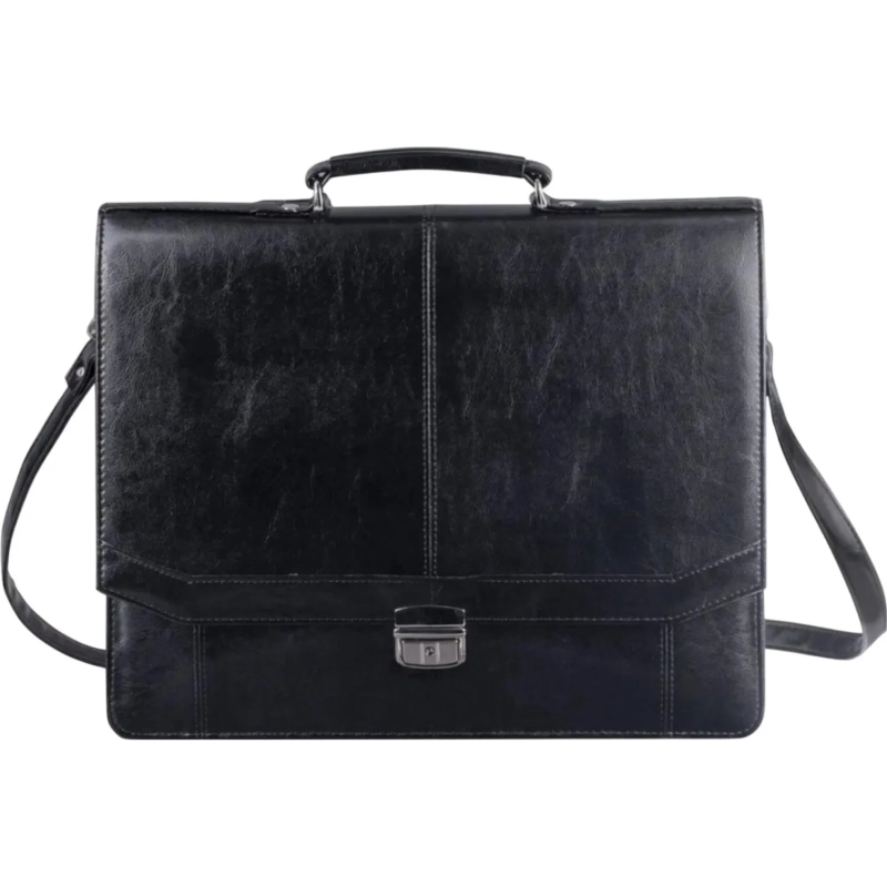 Портфель Бизнес имп.винилискожа,черный,мод.309/чер