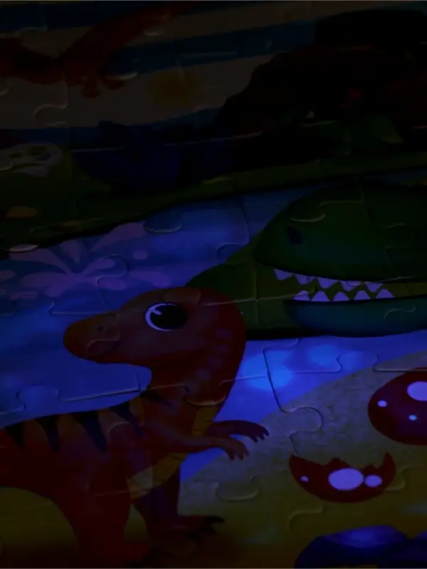 Glow in the dark puzzle(with UV lantern) Glow in the dark puzzle(with UV lantern)