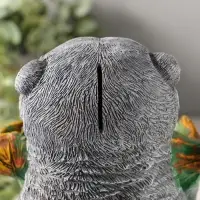 Копилка для денег с подставкой для мелочей &laquo;Енот&raquo;, полистоун, 26&times;17&times;19 см