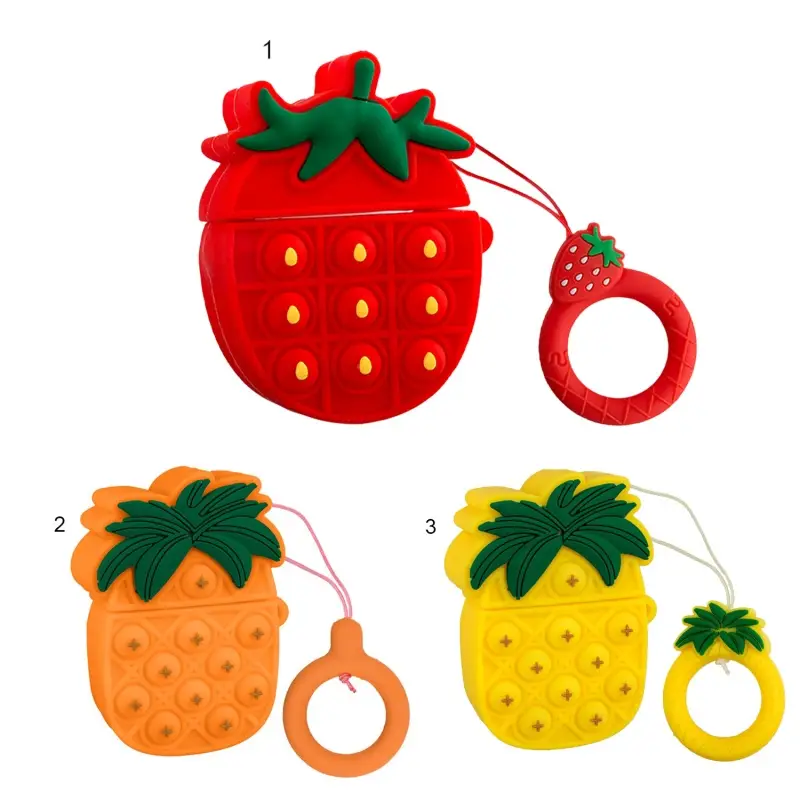 Чехол для AirPods 1/2 поп ит в ассортименте With Ring