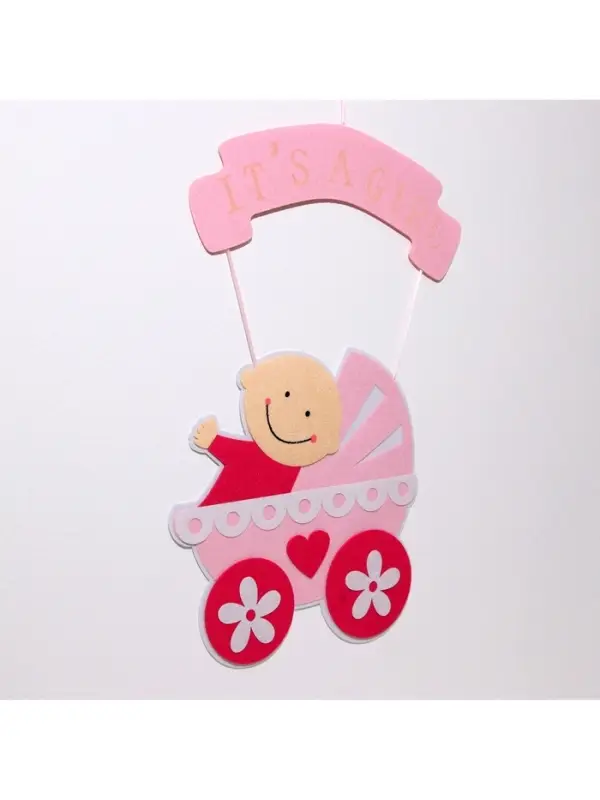 Украшение на гендер пати &laquo;Подвеска It's a Girl&raquo;, 32&times;32&times;43 см