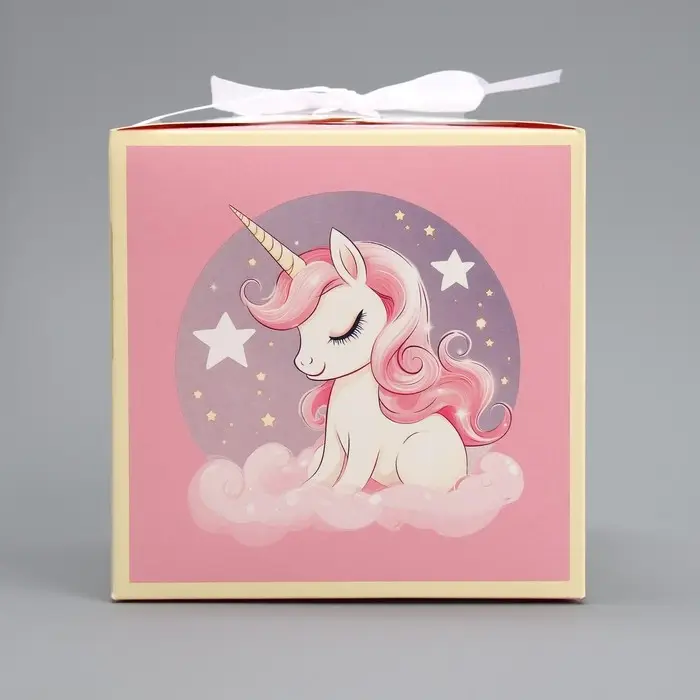 Коробка подарочная складная, упаковка, «Ты звездочка», 12 х 12 х 12 см Коробка подарочная складная, упаковка, «Ты звездочка», 12 х 12 х 12 см