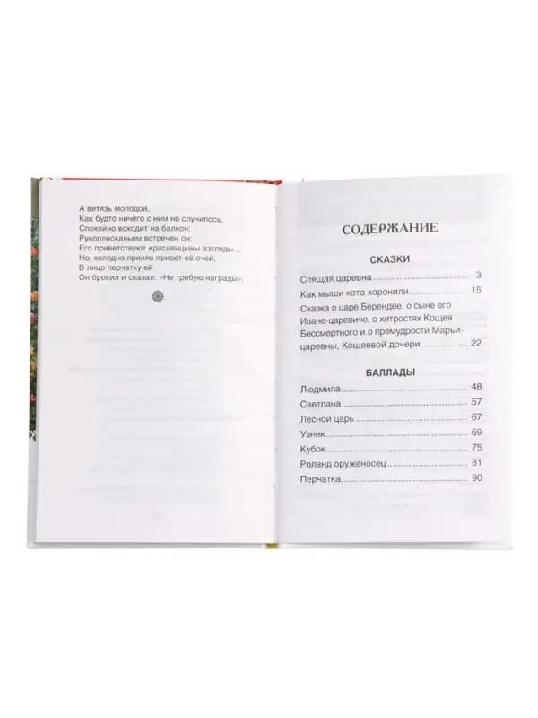 Книга &laquo;Спящая царевна. Сказки и баллады&raquo; Жуковский В. А., 6+
