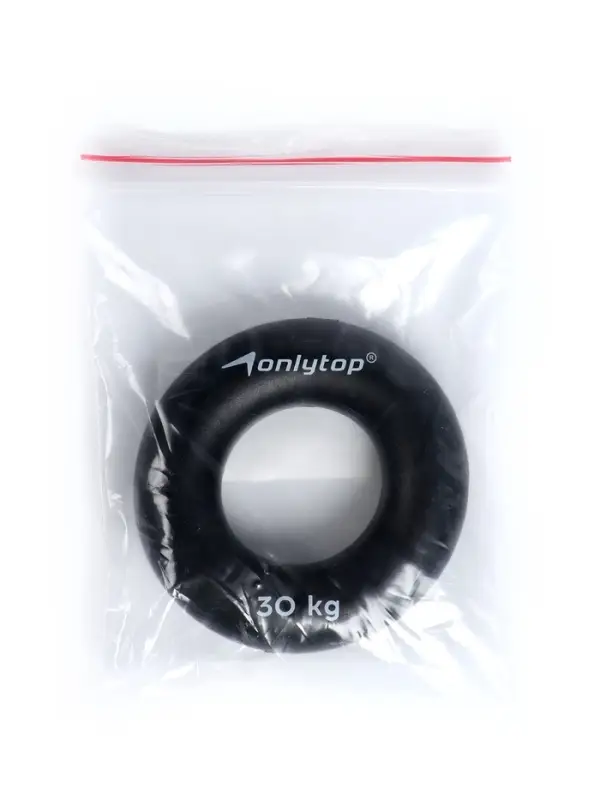 Эспандер кистевой ONLYTOP, 30 кг, цвет чёрный