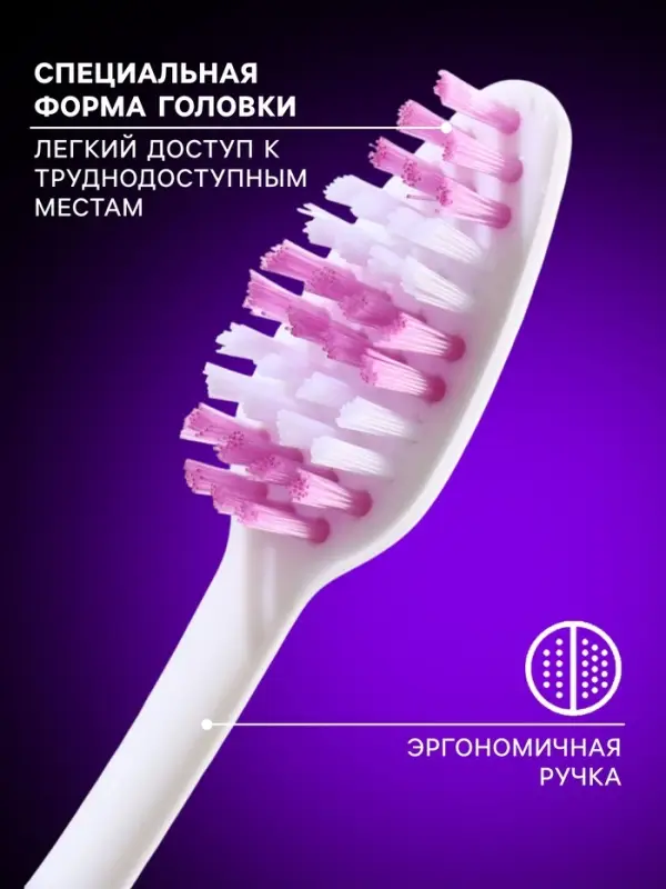 Зубная щётка Rendall Classic, средней жёсткости, микс, 1 шт.