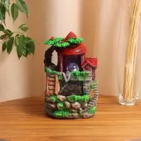 Фонтан настольный &laquo;Большой дом с лестницей&raquo;, 25&times;15 см, с подсветкой