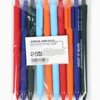 Ручка прикол шариковая синяя паста автоматическая 0.7 мм МИКС надписей &laquo;Школа&raquo;