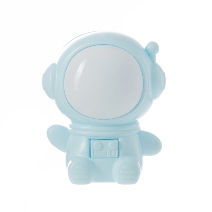 Ночник «Приветливый космонавт» 1Вт LED 4000-6000К голубой 10х9х11,5см