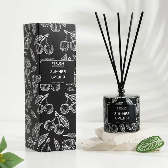 Диффузор ароматический BLACK AROMA HOME Диффузор ароматический BLACK AROMA HOME "Зимняя вишня", 100 мл