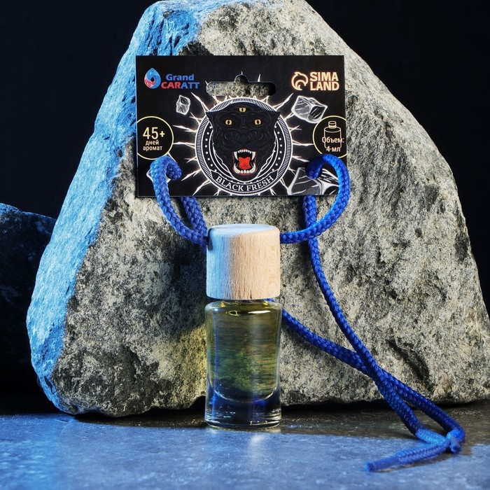 Ароматизатор подвесной Grand Caratt Black Crystall, 4 мл Ароматизатор подвесной Grand Caratt Black Crystall, 4 мл