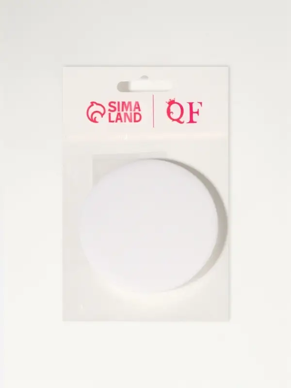 Зеркало складное, d=7.5 см, цвет белый