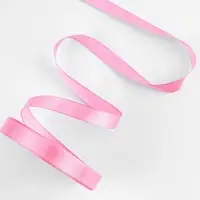 Лента атласная, 12 мм, 23&plusmn;1 м, нежно-розовая №147