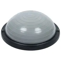 Полусфера BOSU гимнастическая ONLYTOP, с насосом, 46&times;20 см, серая