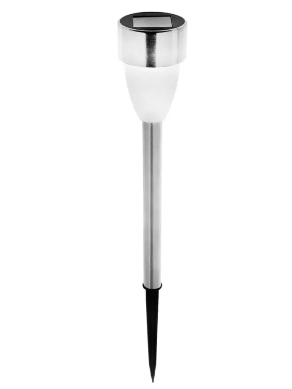 Садовый светильник &laquo;Матовый конус&raquo;, уличный, на солнечной батарее, 1 LED, свечение белое