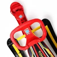 Снегокат &laquo;Twiny 2+&raquo; Спортивный, со спинкой, с родительской ручкой, жёлтый, TW2+/S Nika