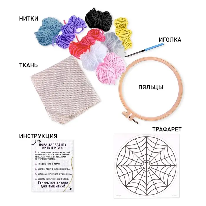 Ковровая вышивка &laquo;Тёмная история&raquo;, набор для творчества