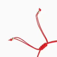 Браслет-оберег &laquo;Красная нить&raquo;, Your daily life бесконечность, белый в золоте