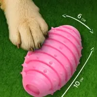 Жевательная игрушка для собак &laquo;Шантажист&raquo;, 10 см, TPR, розовая