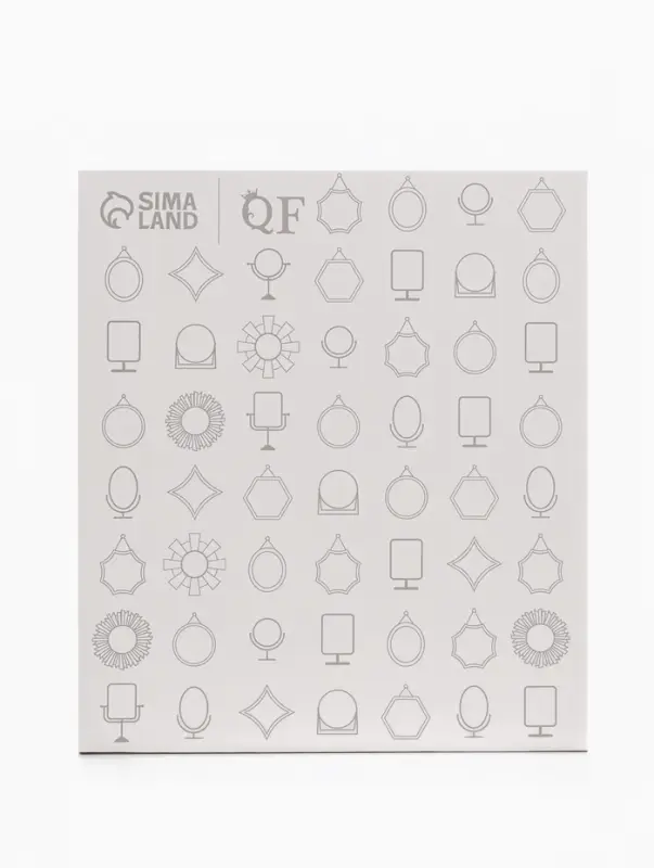 Зеркало настольное BAMBOO, прямоугольное, 16.5&times;19&times;4.5 см, (12.5&times;17 см), бамбуковое