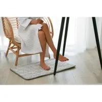 Коврик для ванной светящийся в темноте Доляна &laquo;Светящиеся фигуры&raquo;, 50&times;80 см, серый