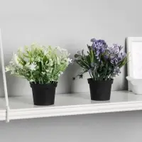 Искусственный цветок в горшке &laquo;Скабиоза&raquo;, 7&times;14 см, МИКС