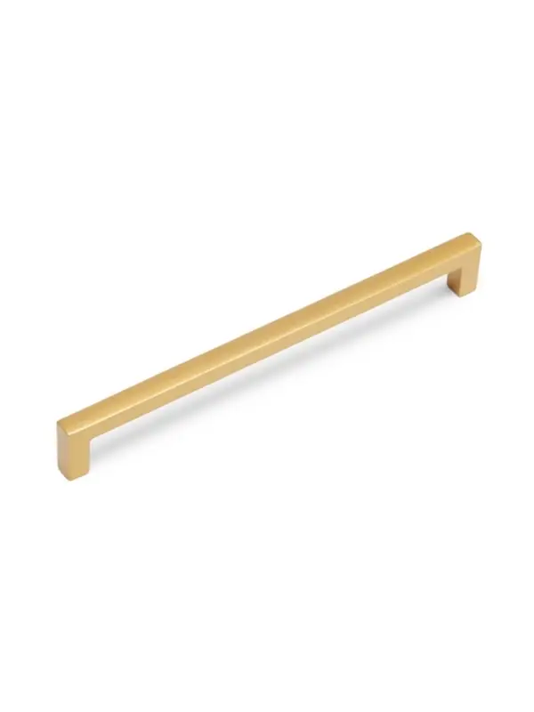 Ручка-скоба CAPPIO SQUARE RSC007, алюминий, м/о 192 мм, цвет матовое золото