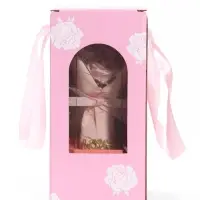 Шкатулка декоративная &laquo;Роза Love&raquo;, с подсветкой, 3хААА,, LN1445, 10&times;10&times;20.5 см, розовая