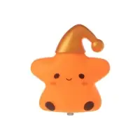 Ночник RISALUX &laquo;Звёздочка в колпаке&raquo;, LED, 1 Вт, 6.5&times;8&times;8.5 см, оранжевый