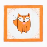 Платки носовые детские &laquo;Крошка Я. Зверята&raquo;, 21&times;21 см, набор 12 шт., хлопок 100%, МИКС