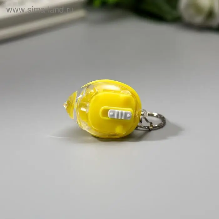 Фонарик брелок для ключей на кольце «Ёжик», 2.8×3.5×4.8 см, МИКС Фонарик брелок для ключей на кольце «Ёжик», 2.8×3.5×4.8 см, МИКС