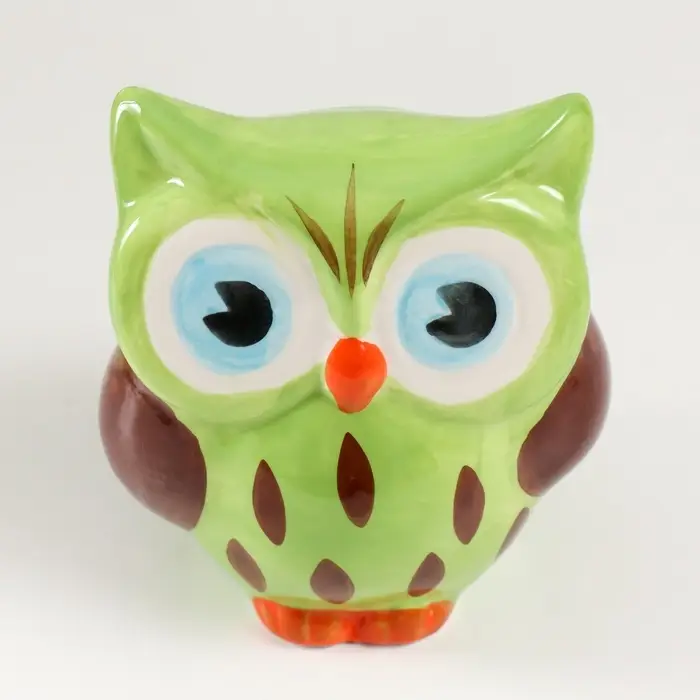 Копилка для денег &laquo;Филин арбузик&raquo;, керамика, 10.6&times;9.5&times;11.8 см